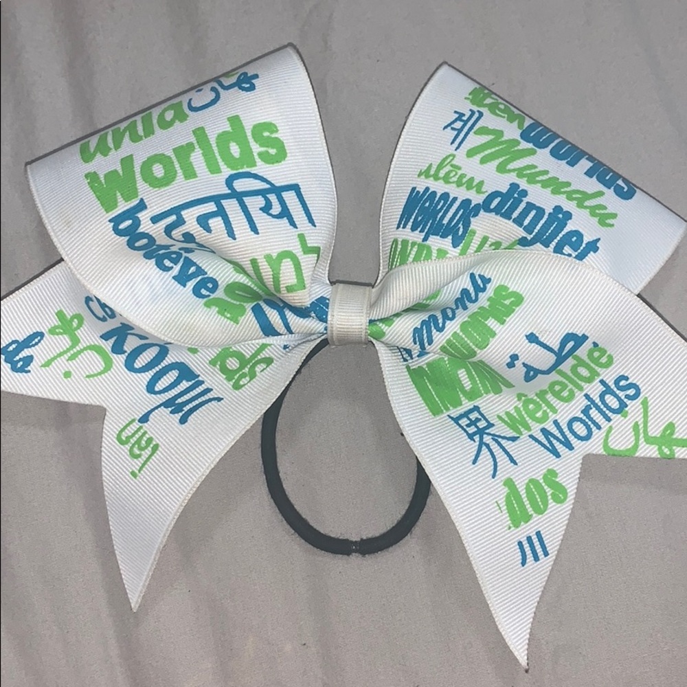 Official 2015 Cheer Worlds Bow